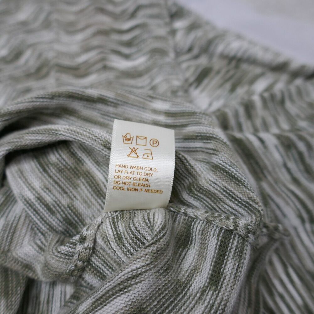 Aventura Gemma Sweater Dress Organic Cotton Knit Long Sleeve Olive Size Small - Picture 10 of 10